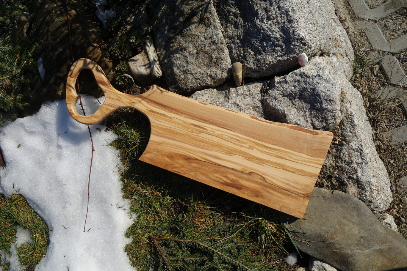 Olivové prkénko 760 x 220 mm