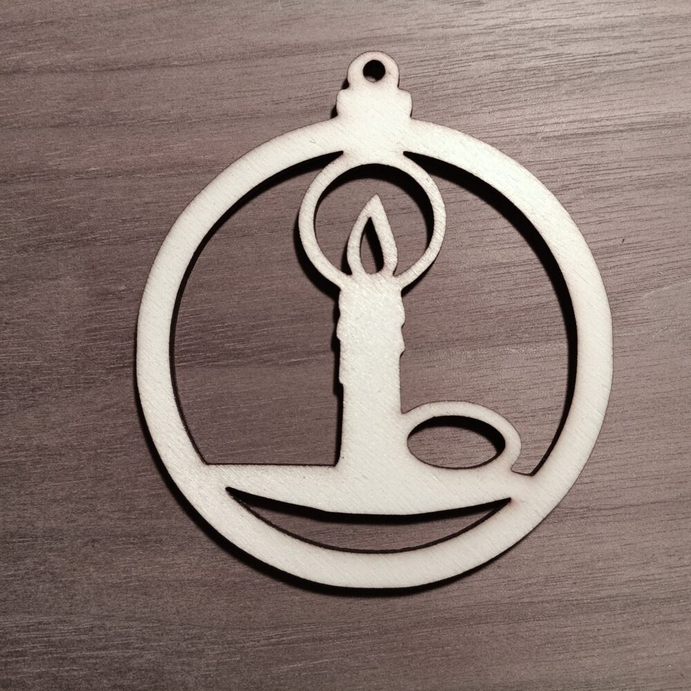 Vánoční ozdoba svíčka