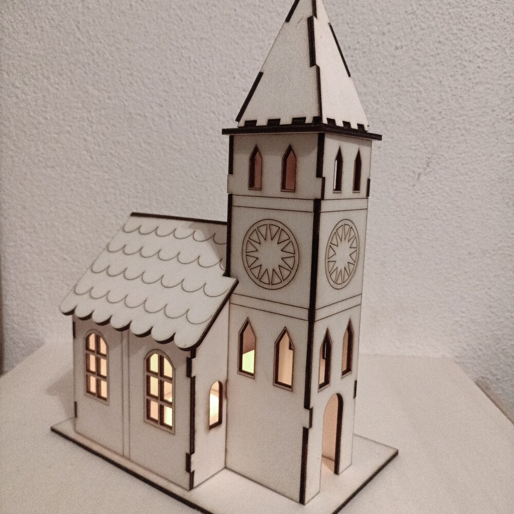 Svítící kostelík