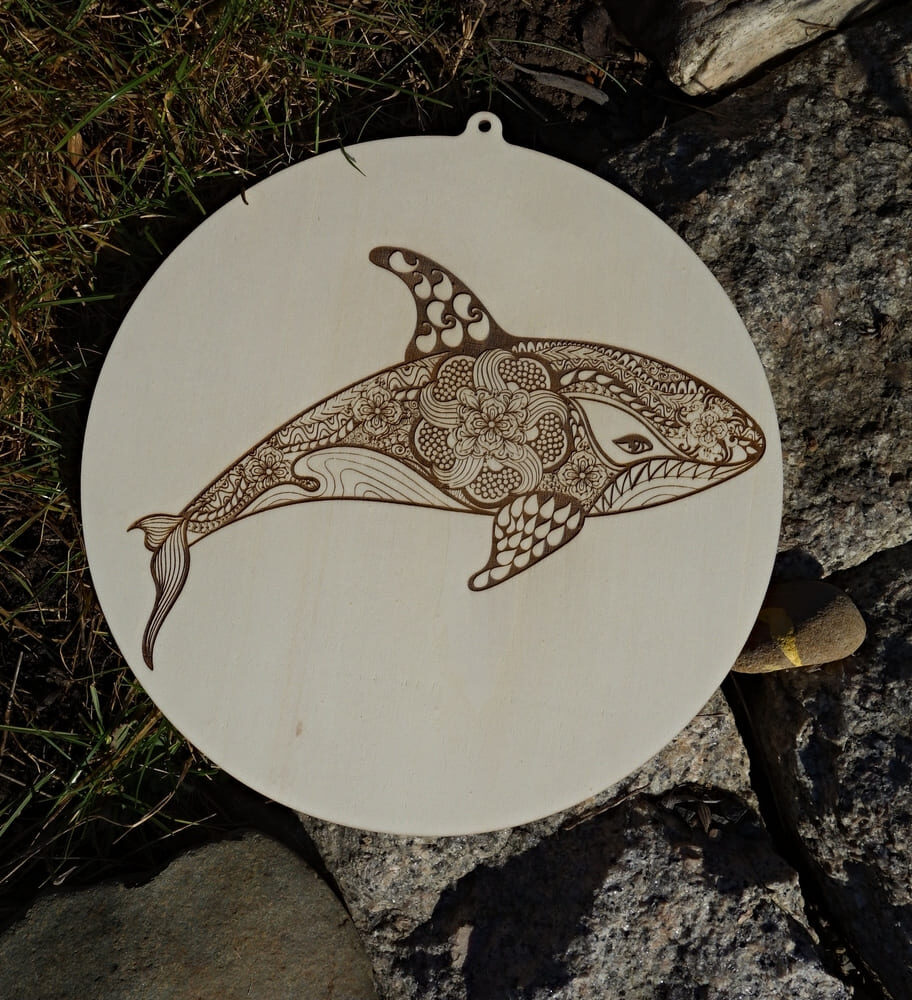 Mandala "fish" světlá
