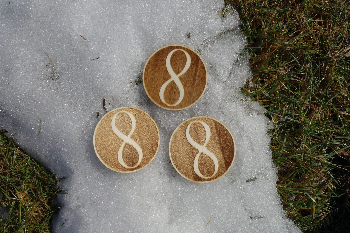 Nekonečno, pr. 8 cm, tmavý motiv - Obrázek 2