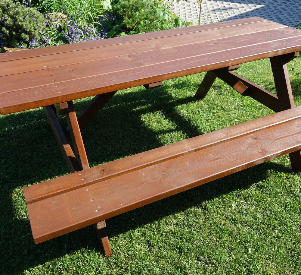 Masivní zahradní SET - pivní SET včetně nátěrů